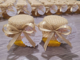 Borcanele hexagonale cu miere de albini! Marturii dulci! foto 9