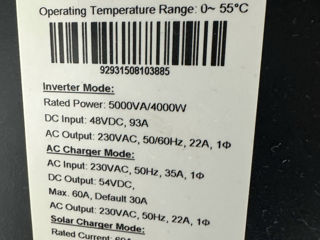 Invertor 48V offgrid 230V sinus curat