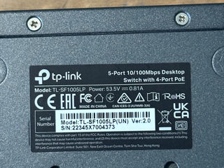 Comutator PoE TP-LINK TL-SF1005LP, 4x IEEE 802.3af