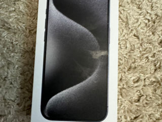 Iphone 15 Pro 128gb Black Titanium Sigilat  Original  Garantie Apple  Neverlock  Orice Sim foto 1