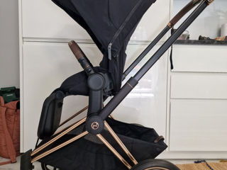 Cybex Priam IV, Rose Gold 3 в 1. Onyx black foto 1