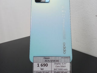 Oppo A57s 4/64 GB.   1690 lei