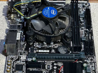 socket 1151 Gigabyte GA-H110M-S2H + i3-6100 + cooler