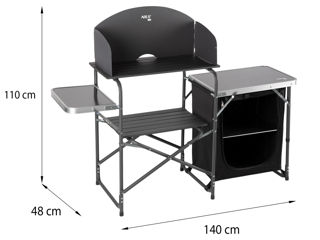 Masă de camping NC3041 Abisal Стол для готовки NILS foto 6
