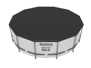 Bestway Piscină Steel Pro Max 396х122 cm, 12690 L, cadru metalic +pompă +scară +husă !!! foto 4