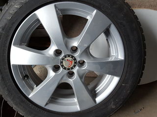 Bridgestone 205/55 R16 диски 5*110 skoda,volkswagen.opel astra,zafira,vectra foto 2