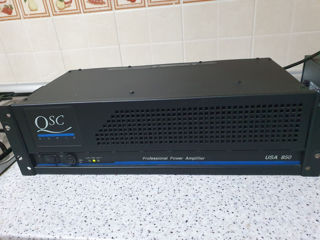 QSC USA 850 усилитель мощности для музыкантов. foto 1