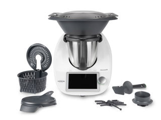 Robot de bucatarie Thermomix TM6 2023, 20 functii, Ecran tactil, Alb/Negru + Dublu Vas Cadou foto 8