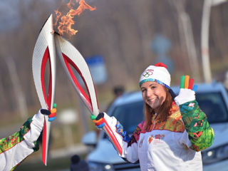 Олимпийский факел 2014 foto 4