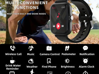 Smart Watch Y13. Bluetooth звонки. ЭКГ. Кровяное давление. Кислород в крови. Спорт режимы. foto 3