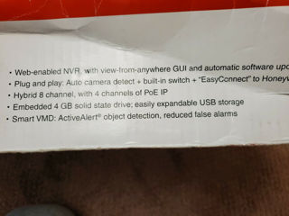 Camere IP si registrator NVR profesionale Honeywell (H3D2SR2X) 1080P (3-9MM) Day-Night 12/24V POE foto 4