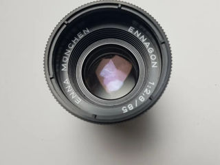 Obiectiv Enna Mnchen 85mm f2.8 MC Ennagon lentila foto 2
