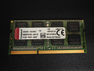 Оперативная память DDR3 PC3L-12800S Samsung для ноутбука Samsung ram Memory  8GB DDR3 PC3L/PC3,1333, foto 2