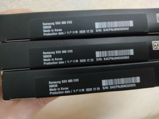 Samsung SSD 860 EVO 2.5" SATA III 500GB  [Nou/Sigilat] foto 2