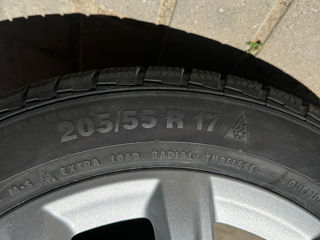 Se vând cauciucuri 205/55 R17 95H cu jante 6Jx17H2 pentru BMW foto 2