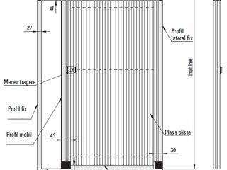 Plase antiinsecte Plisse foto 5