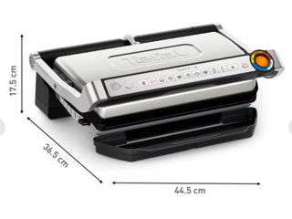 Gratar electric TEFAL OptiGrill+ XL GC728D10, 2000W, 9 programe automate, argintiu-negru. Promo! foto 4