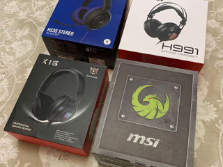 Căști cu microfo Corsair HS35 / MSI H991 Gaming / MSI Loot Box / Onikuma X16