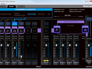 Аудиокарта TASCAM US366 foto 3