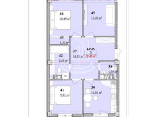 Apartament cu 3 camere, 75 m², Centru, Anenii Noi foto 2