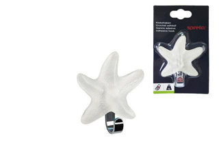 Крючок Самоклеющийся Spirella Star 8.5Cm Пластик, Бел