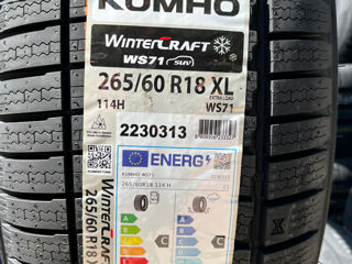 265/60 R18 Kumho Wintercraft WS71/ Доставка, livrare toata Moldova 2024 foto 2