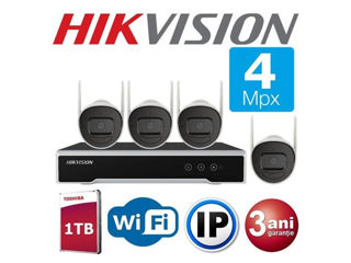 Hikvision Set Wi-Fi 4 Megapixeli, Nk44W0H foto 2