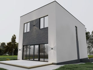 Casa moderna în stil Hi-Tech,3nivele,208mp+3ari,Durlesti foto 5