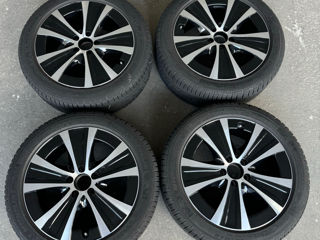 5x112 R18 Mercedes cu anvelope 245/45 R18 Michelin