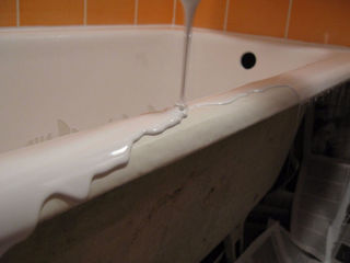 Reparatia cazilor,fontă ciugun, metal,cu acril ecologic, !! покраска ванн