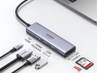 Ugreen USB C Hub 6 in 1 foto 2