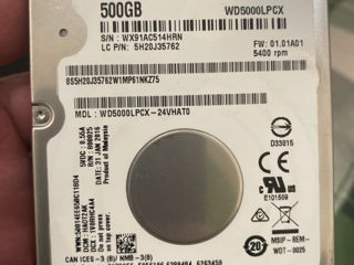 vind hdd 500GB 3 buc la 500 lei