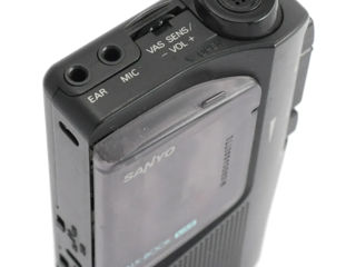 Reportofon dictofon Sanyo TRC-525M Talk Book MicroCassette Voice Recorder Dictaphone Dictation Black foto 2