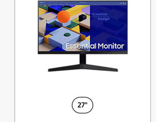 27" Samsung Essential Monitor S3  IPS FHD  NOU foto 2