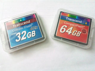 Новые Compact Flash Transcend!!! (133х) 16GB - 400лей, 32GB - 500лей, 64GB - 700 лей. foto 9