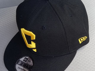 Men's Columbus Crew New Era Black Icon 9FIFTY Snapback Adjustable Hat