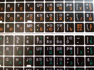 Наклейки на клавиатуры - 40 лей. Autocolante pentru tastaturi - 40 lei. foto 4