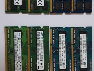Оперативная память для ноутбуков, Memorie operativа DDR3. 8 GB - 450 lei, 4- 250 foto 1