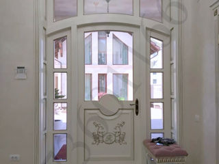 Usi de intrare din lemn/ usi de exterior din lemn/ двери входные/ парадные двери/ входные двери фото 8