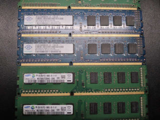 Память DDR 3 по 2Gb - 10 лей            DDR 3 по 4Gb - 79 лей foto 2