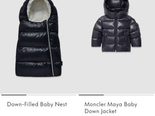 Moncler пуховой конверт foto 6