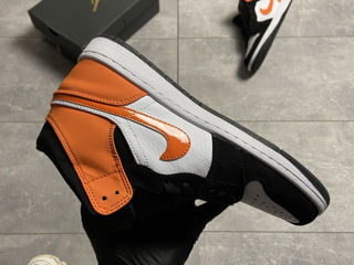 Nike Air Jordan 1 Retro High Suede Black/Orange Unisex foto 6