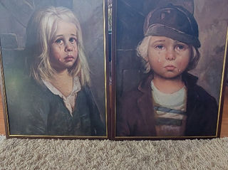 Две картины, мальчик и девочка!!!