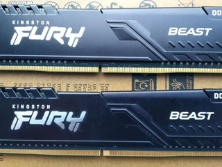 Kingston FURY Beast 16GB (8GBx2) DDR4-3200 CL16 DIMM Memory