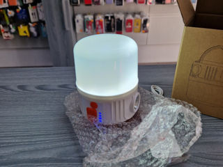 Лампа на аккумуляторе , с солнечной панелью -250 lei,  новая в упаковке foto 1