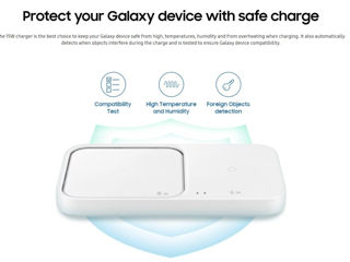 Încărcător wireless Samsung 15W. Sigilat! фото 9
