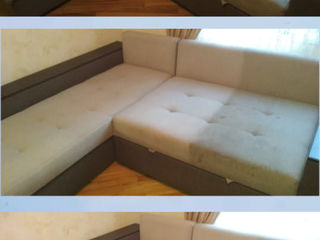 Химчистка мягкой мебели / curatare chimica a canapelelor / sofa cleaning. foto 3