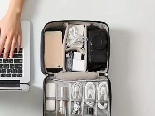 Geanta organizator pentru cabluri, powerbank foto 4