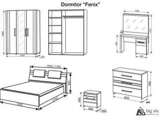 Dormitor ambianta fenix (wenge) la super pret! foto 4