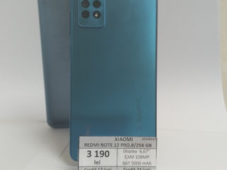 Xiaomi Redmi Note 12 Pro,8/256 Gb,3190 lei